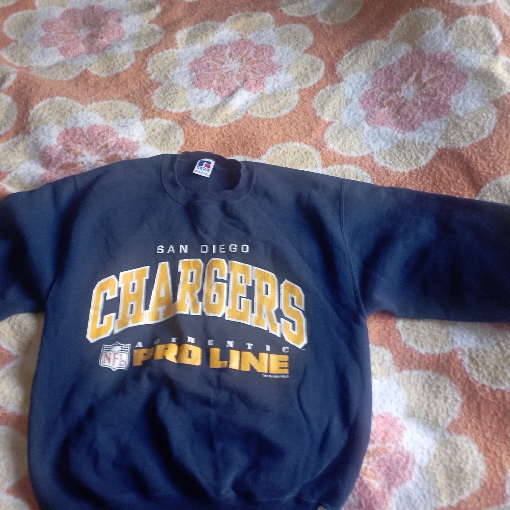 San Diego chargers long sleeve sweatshirt